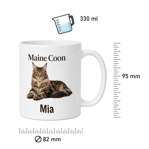 Personalisierte Tasse »Maine Coon«