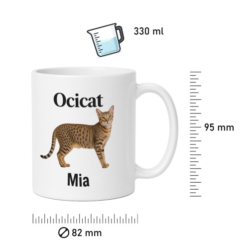 Personalisierte Tasse »Ocicat«