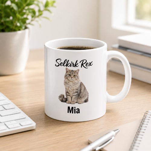 Personalisierte Tasse »Selkirk Rex«