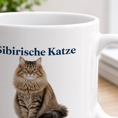 Personalisierte Tasse »Sibirische Katze«