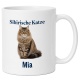 Personalisierte Tasse »Sibirische Katze«