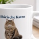 Personalisierte Tasse »Sibirische Katze«