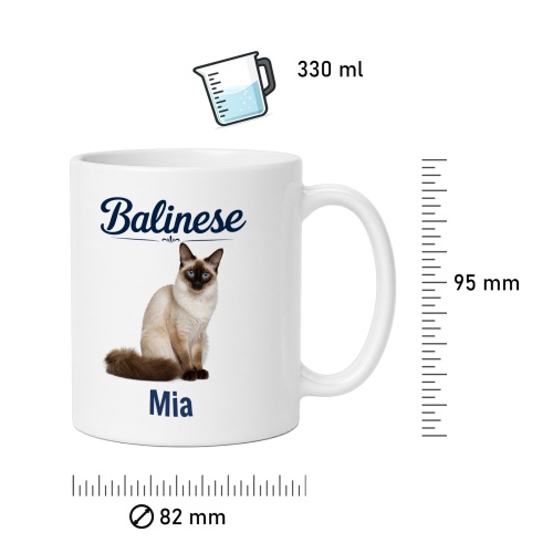 Personalisierte Tasse »Balinese«