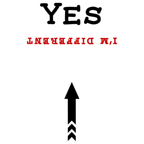 Tasse »YES – I’m different«