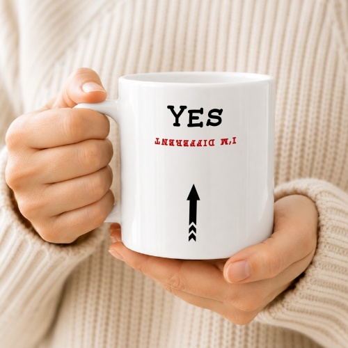 Tasse »YES – I’m different«