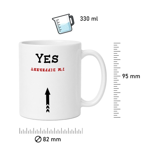 Tasse »YES – I’m different«