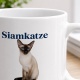 Personalisierte Tasse »Siamkatze«