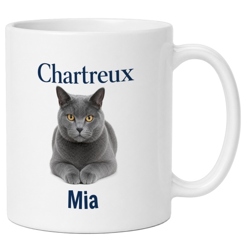 Personalisierte Tasse »Chartreux«