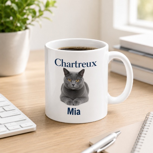 Personalisierte Tasse »Chartreux«