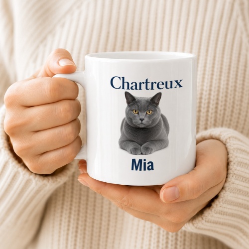 Personalisierte Tasse »Chartreux«