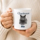 Personalisierte Tasse »Chartreux«