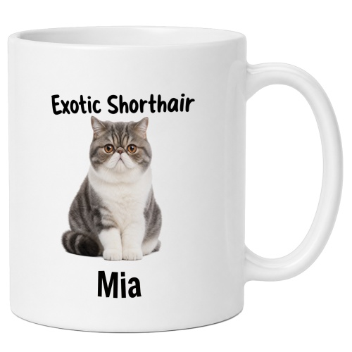 Personalisierte Tasse »Exotic Shorthair«