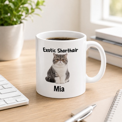 Personalisierte Tasse »Exotic Shorthair«