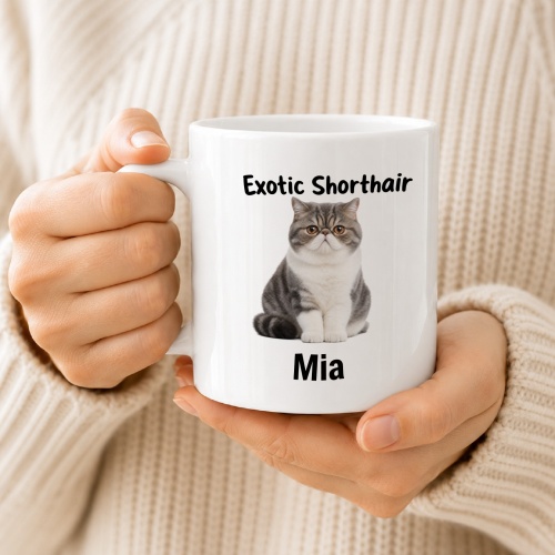 Personalisierte Tasse »Exotic Shorthair«