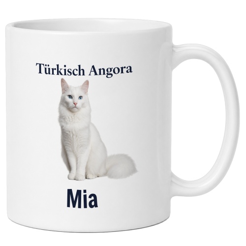 Personalisierte Tasse »Türkisch Angora«
