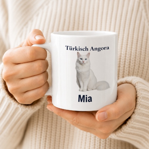 Personalisierte Tasse »Türkisch Angora«