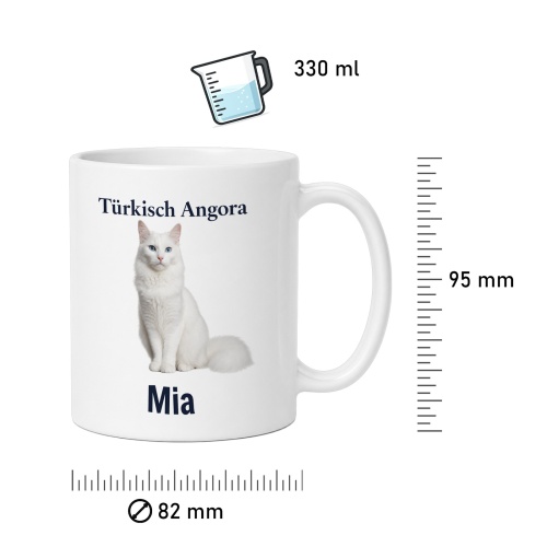 Personalisierte Tasse »Türkisch Angora«
