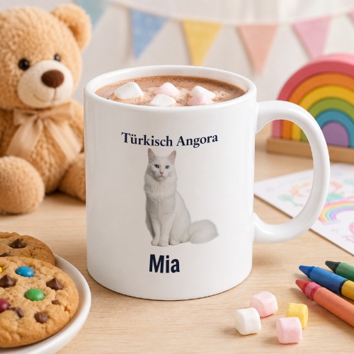 Personalisierte Tasse »Türkisch Angora«
