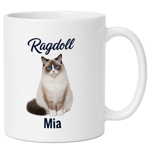 Personalisierte Tasse »Ragdoll«
