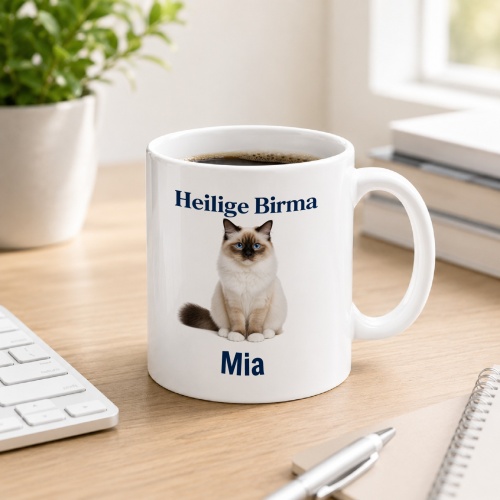 Personalisierte Tasse »Heilige Birma«