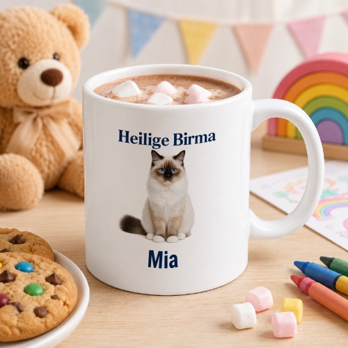 Personalisierte Tasse »Heilige Birma«