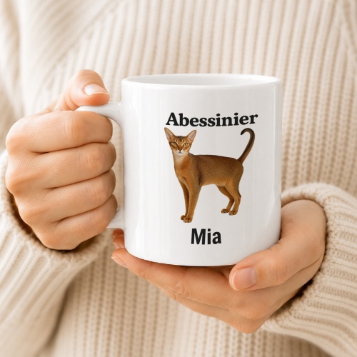 Personalisierte Tasse »Abyssinier«
