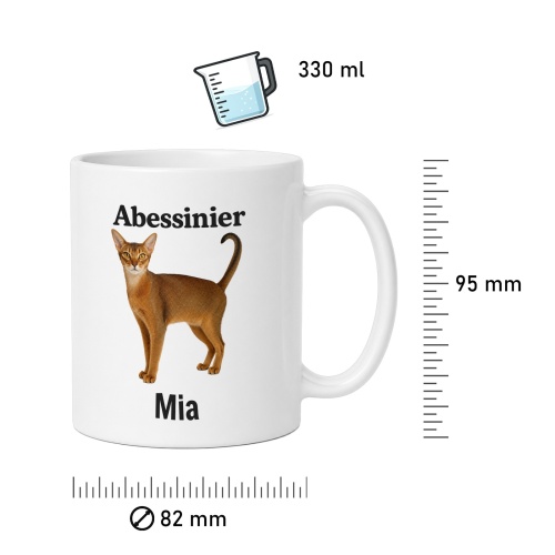 Personalisierte Tasse »Abyssinier«