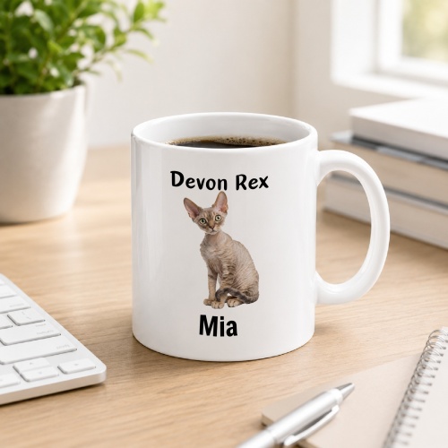 Personalisierte Tasse »Devon Rex«