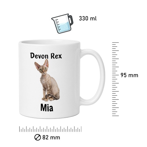 Personalisierte Tasse »Devon Rex«