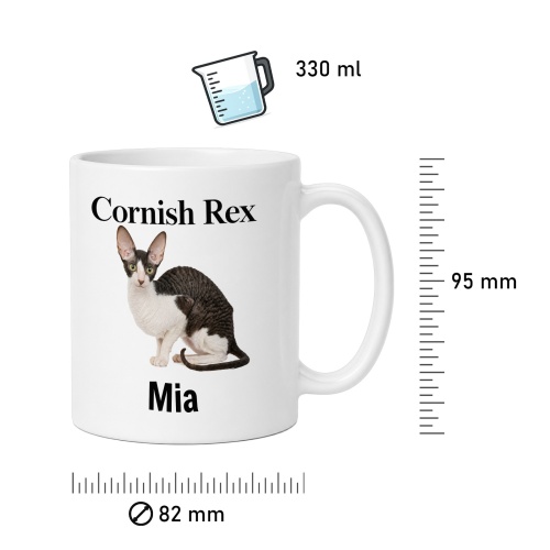 Personalisierte Tasse »Cornish Rex«