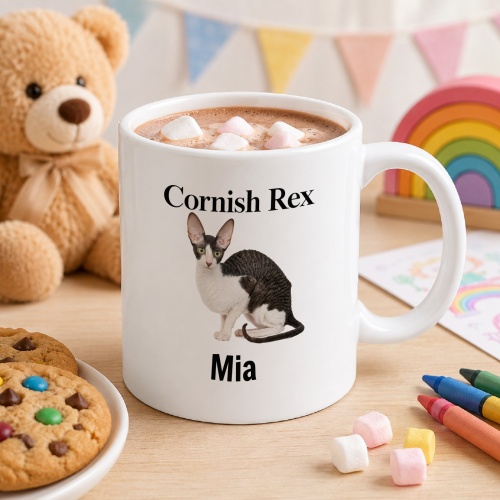 Personalisierte Tasse »Cornish Rex«