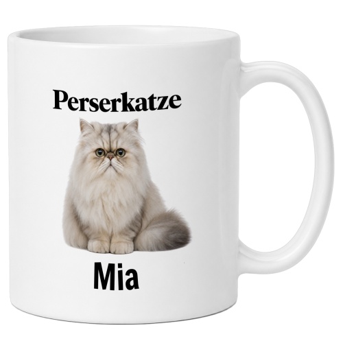 Personalisierte Tasse »Perserkatze«