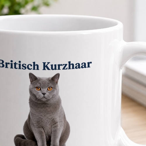 Personalisierte Tasse »British Kurzhaar«