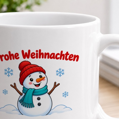 Personalisierte Tasse »Frohe Weihnachten«