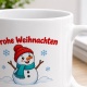 Personalisierte Tasse »Frohe Weihnachten«