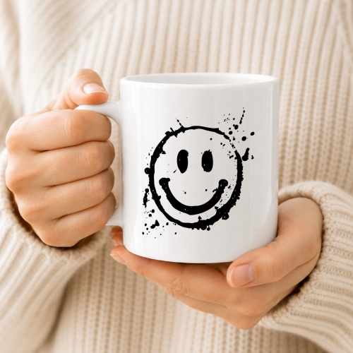 Tasse »Smiley Splash«