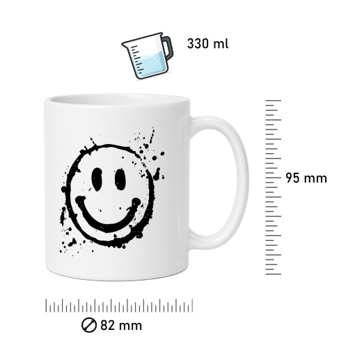 Tasse »Smiley Splash«