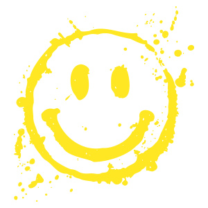 Tasse »Smiley« (gelb)