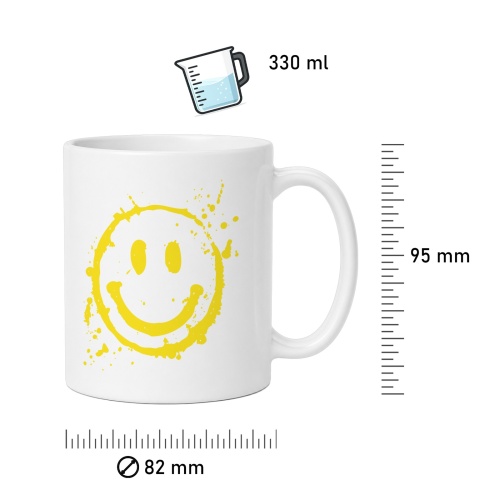 Tasse »Smiley Splash«