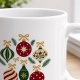 Tasse »Weihnachtskugeln«
