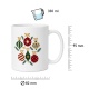 Tasse »Weihnachtskugeln«