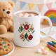 Tasse »Weihnachtskugeln«