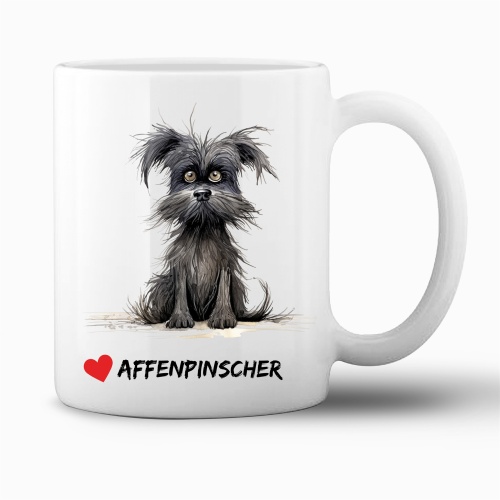 Tasse »Herz Affenpinscher«