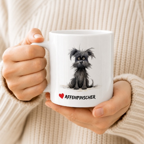 Tasse »Herz Affenpinscher«