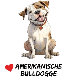 Tasse »Hund Amerikanische Bulldogge«...