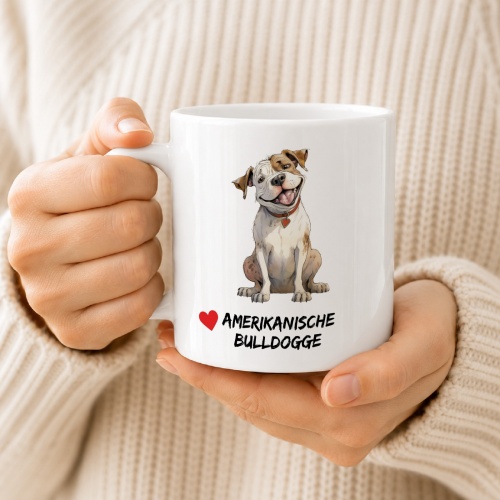 Tasse »Amerikanische Bulldogge«