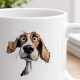 Tasse »Beagle-Hundemotiv mit Herz«