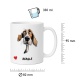 Tasse »Beagle-Hundemotiv mit Herz«