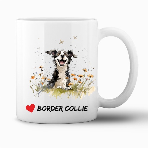Tasse »Border Collie Herz«