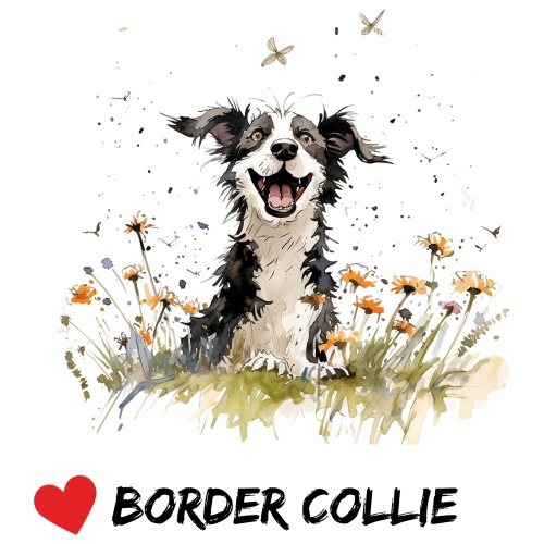 Tasse »Border Collie Herz«